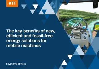 White paper cover  fossilfree energy solutions for mobile machines