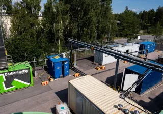 VTT CO2 pilottilaitos Bioruukki