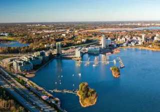 Espoo aerial view