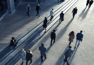 People walking on the street