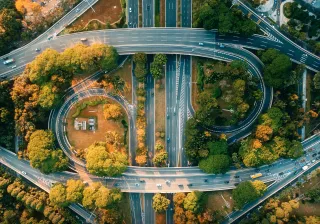 Crossing roads