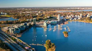 Espoo aerial view