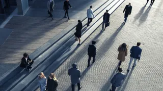 People walking on the street